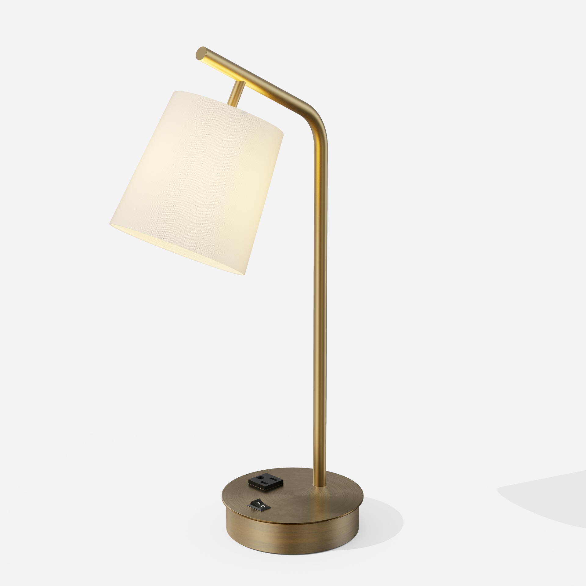 Foggy Brushed Retro Table Lamp