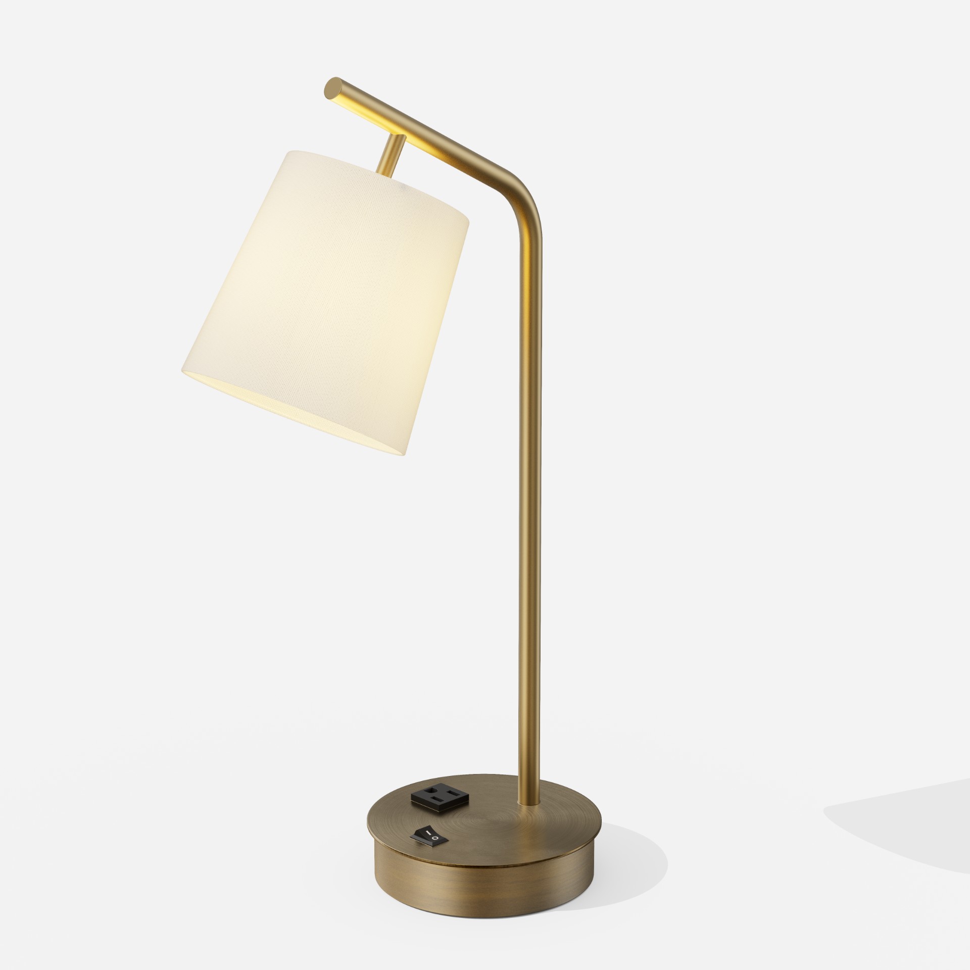 Foggy Brushed Retro Table Lamp