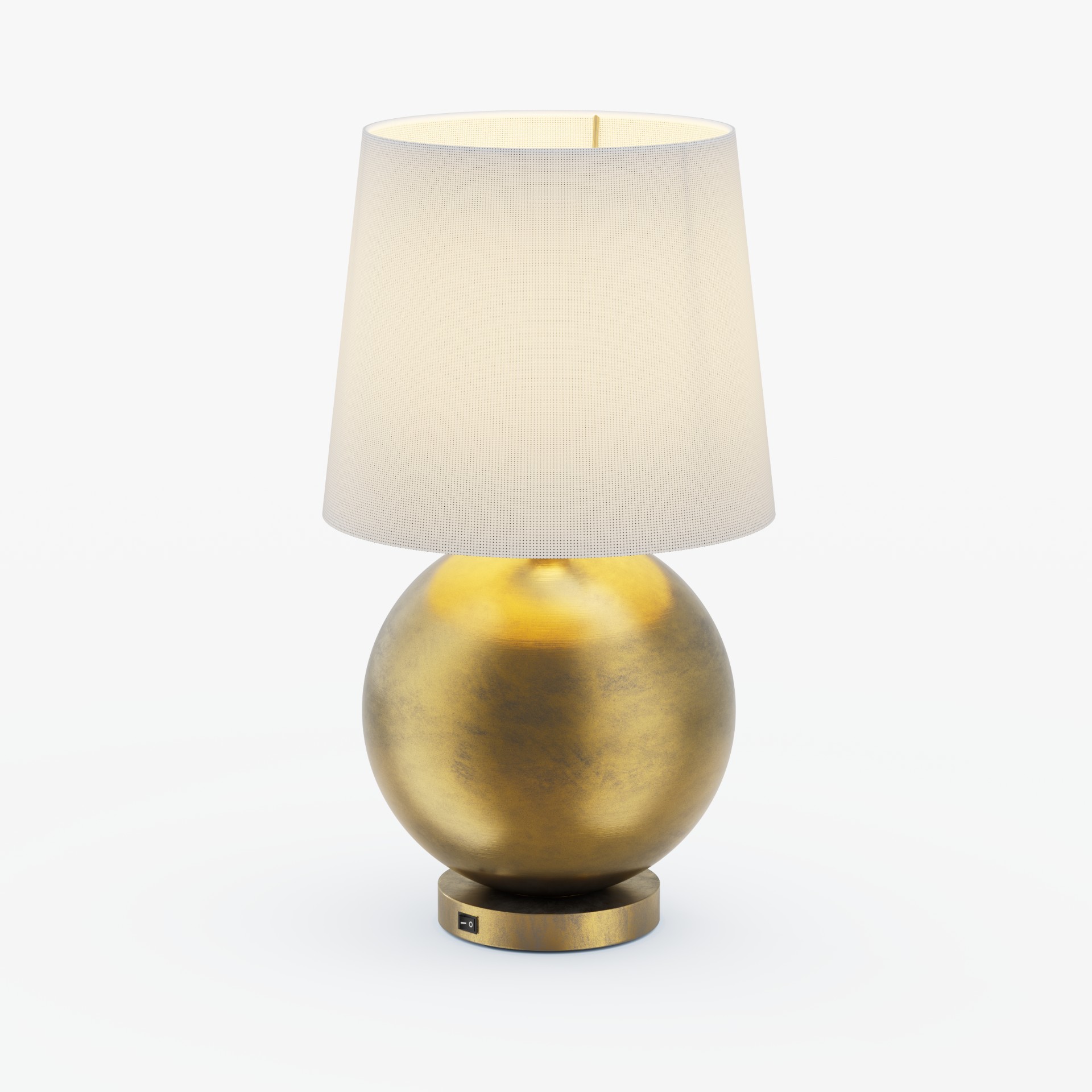 Stone Block Shade Desk Lamp