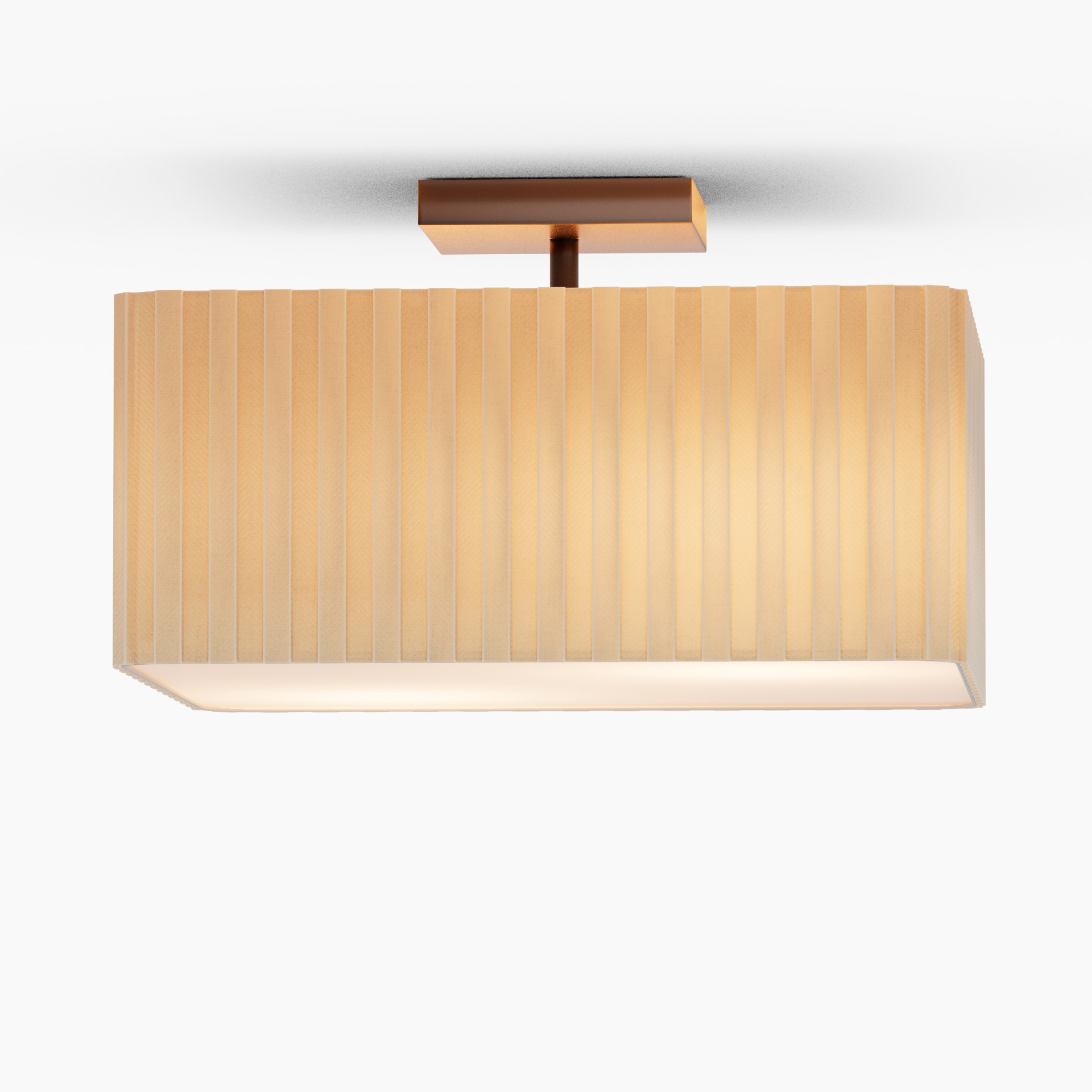 Square Box Retro Ceiling Light