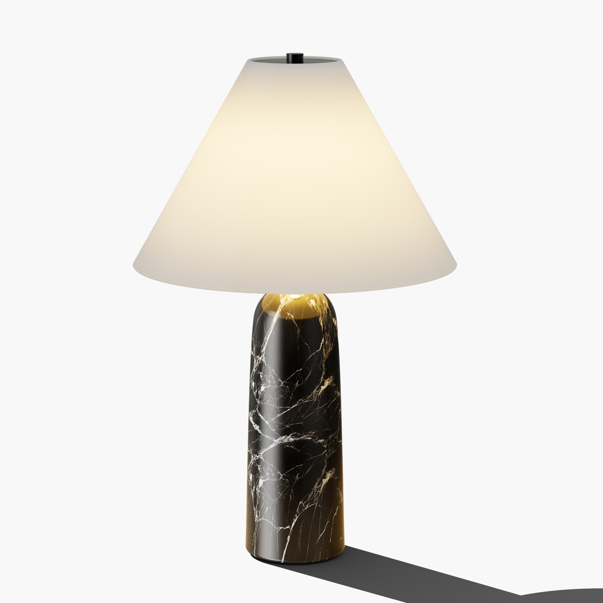 Marble Mushroom Table Lamp