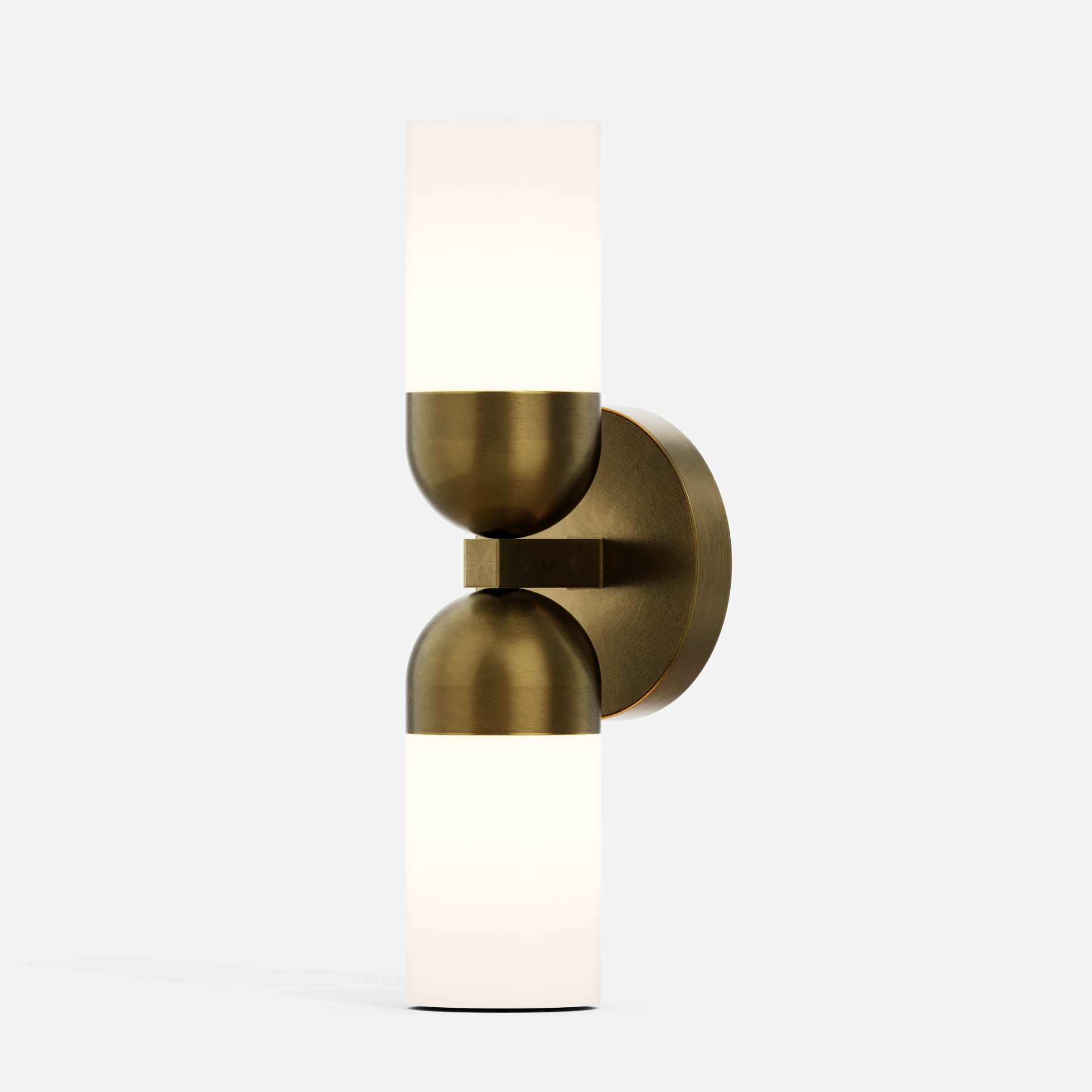 Double "UP And Down"  Brushed Retro Wall Lamp