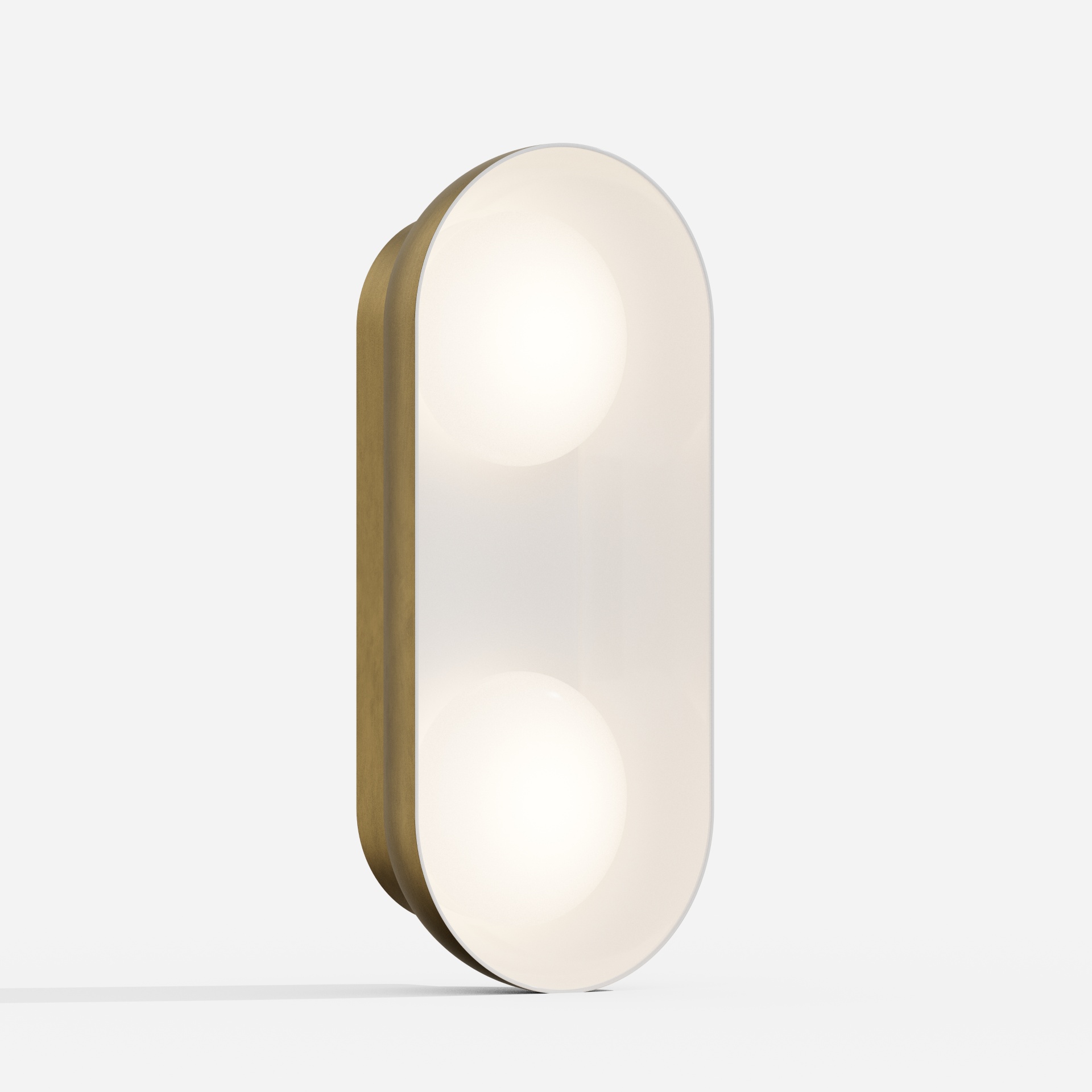 With Two Spherical Simple Wall Lamp
