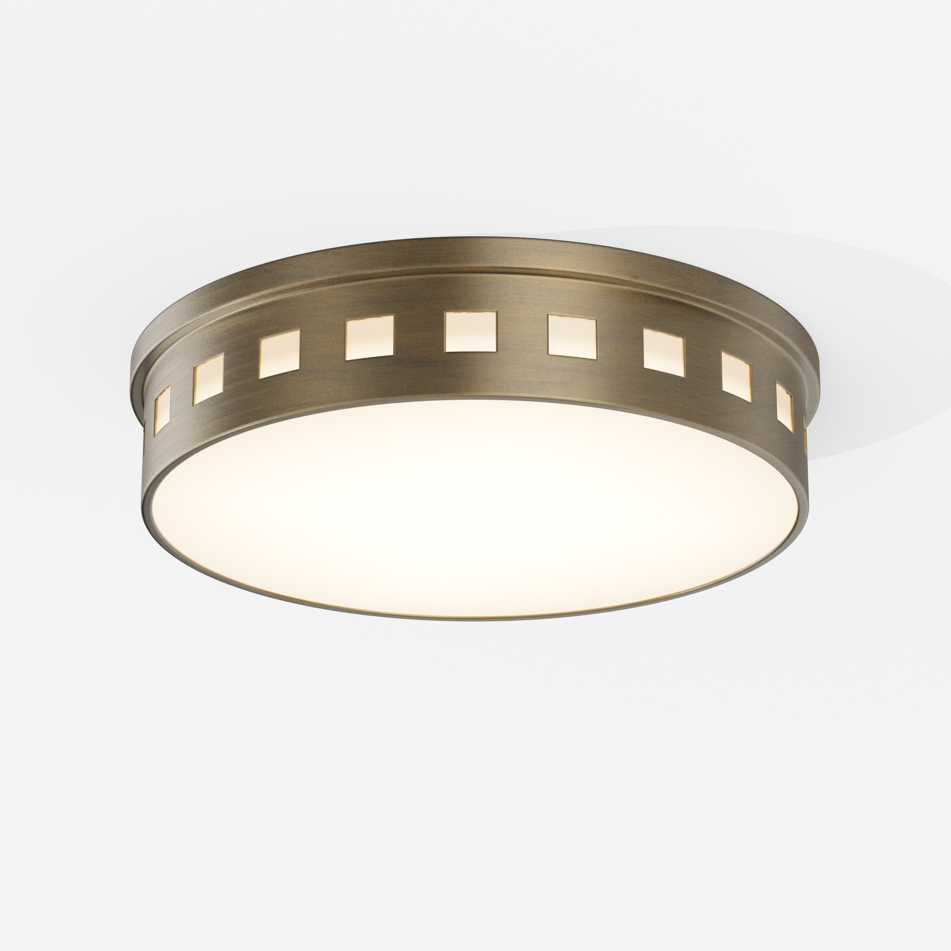Round Simple Retro Ceiling Light
