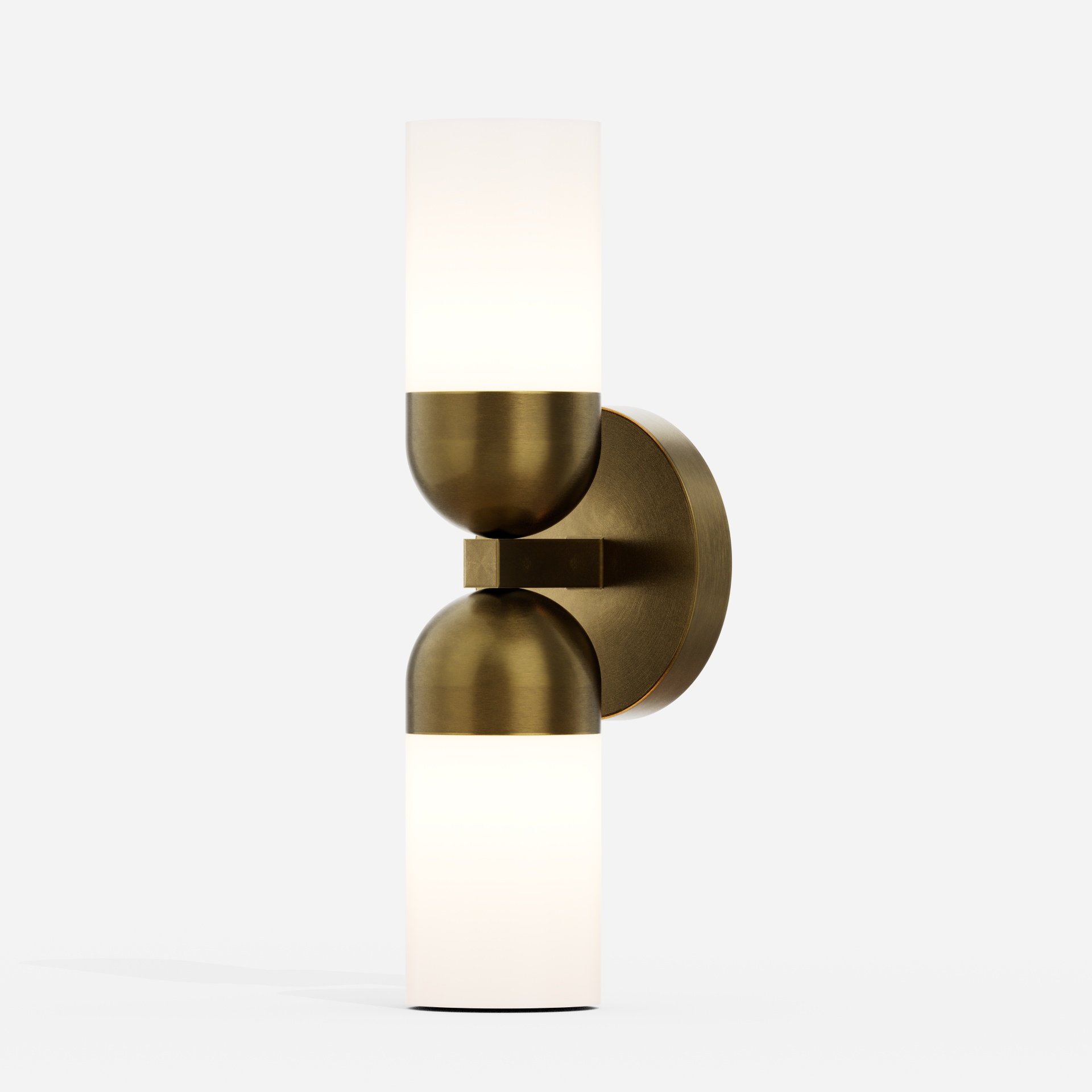 Double "UP And Down"  Brushed Retro Wall Lamp