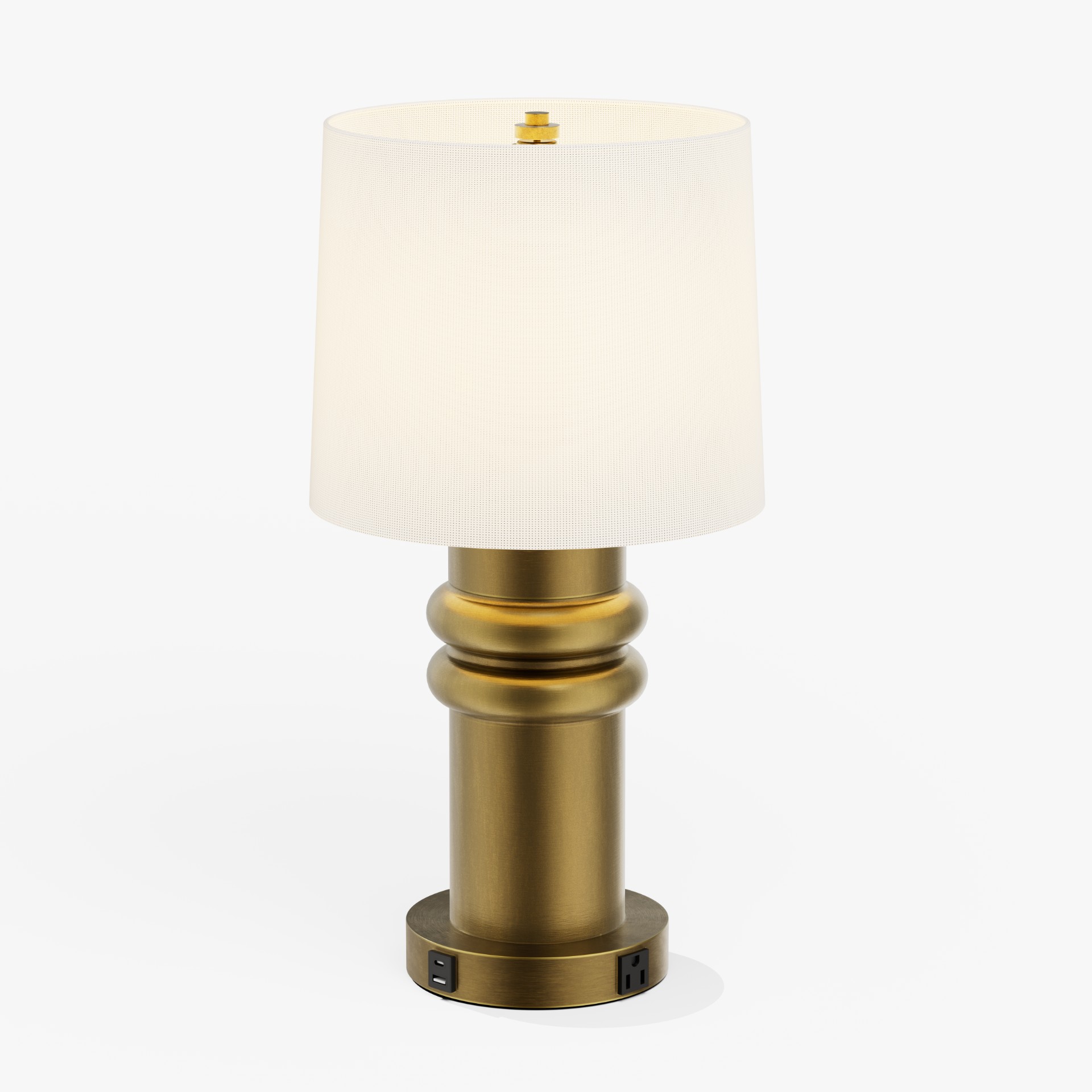 Hotel Suite Scenic | Vintage Torchiere Table Lamp