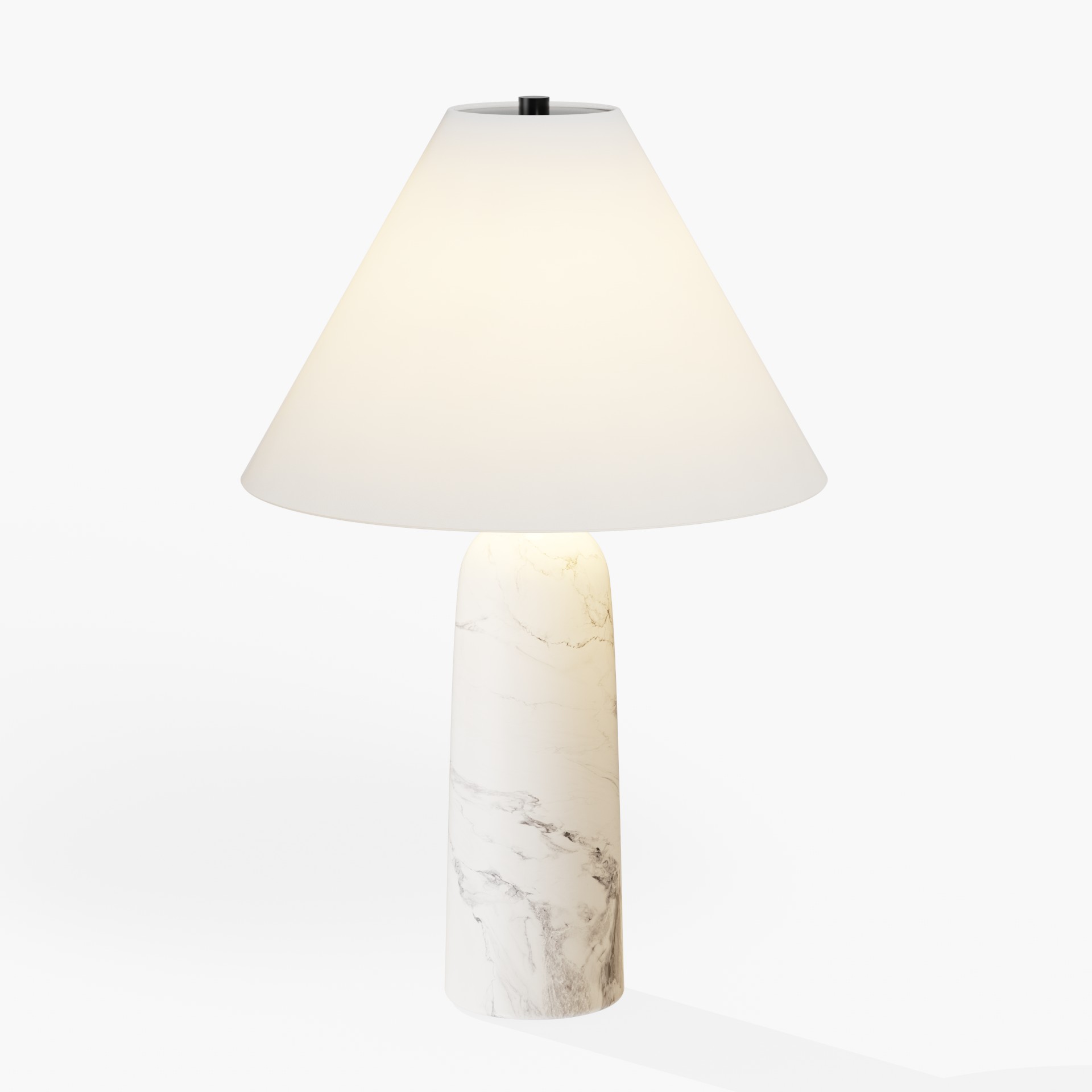Marble Mushroom Table Lamp