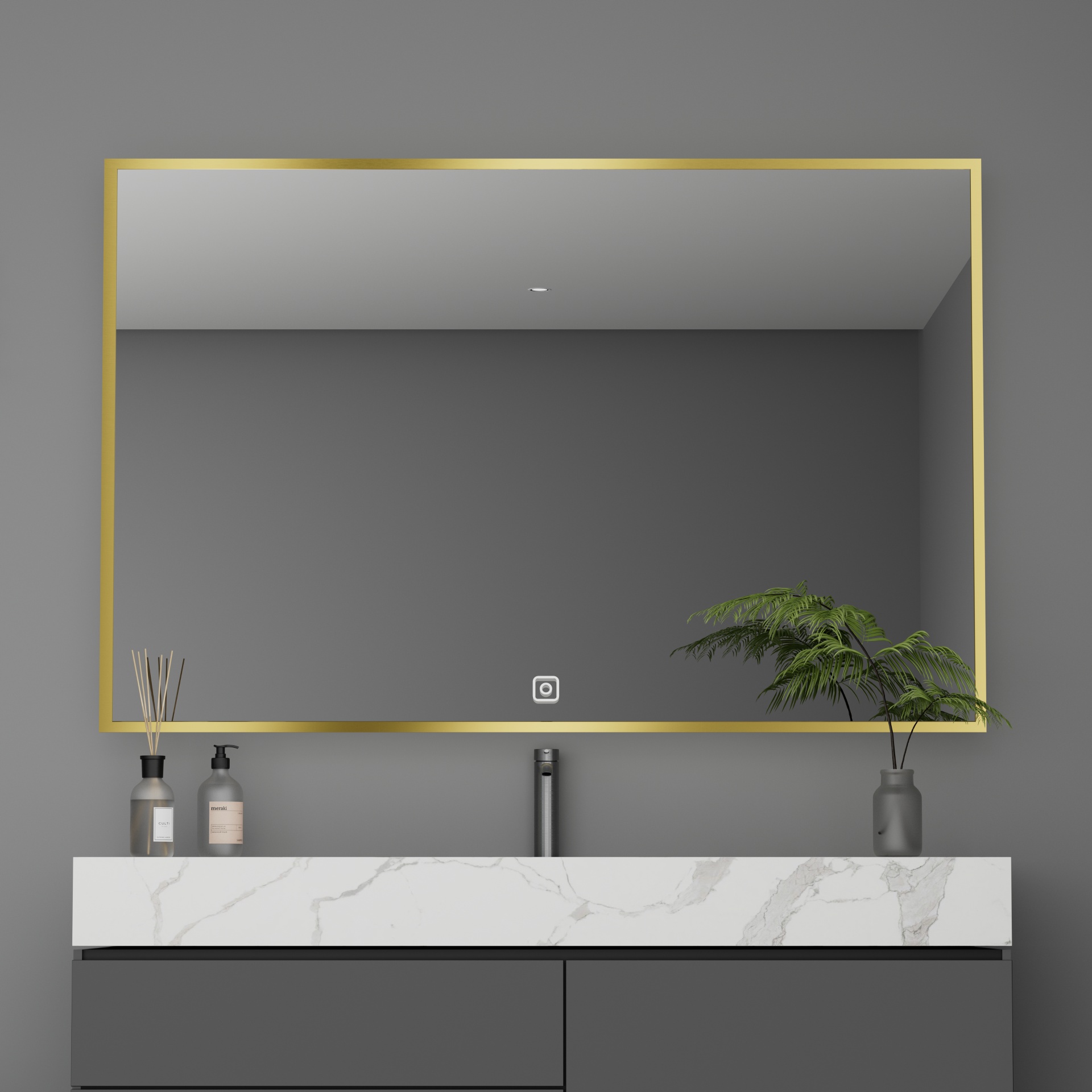 Bathroom Mirror With Led Lighting