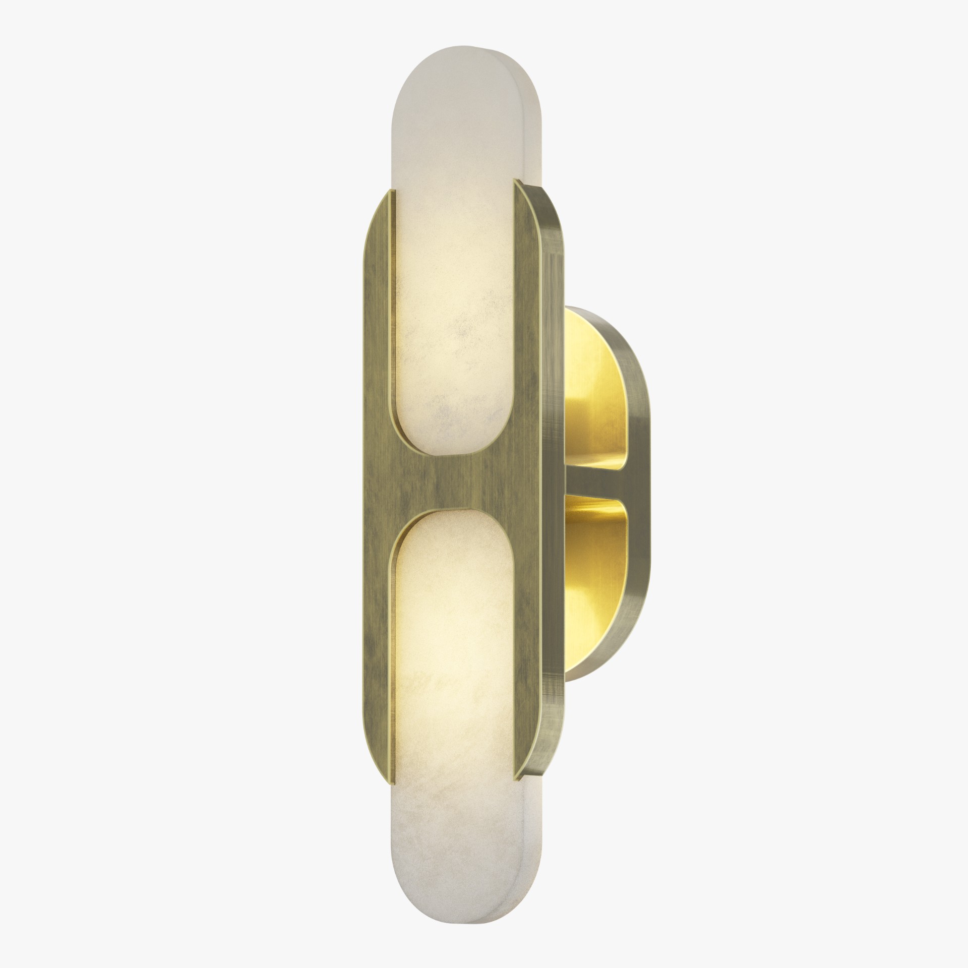 Modern Alabaster Wall Sconce