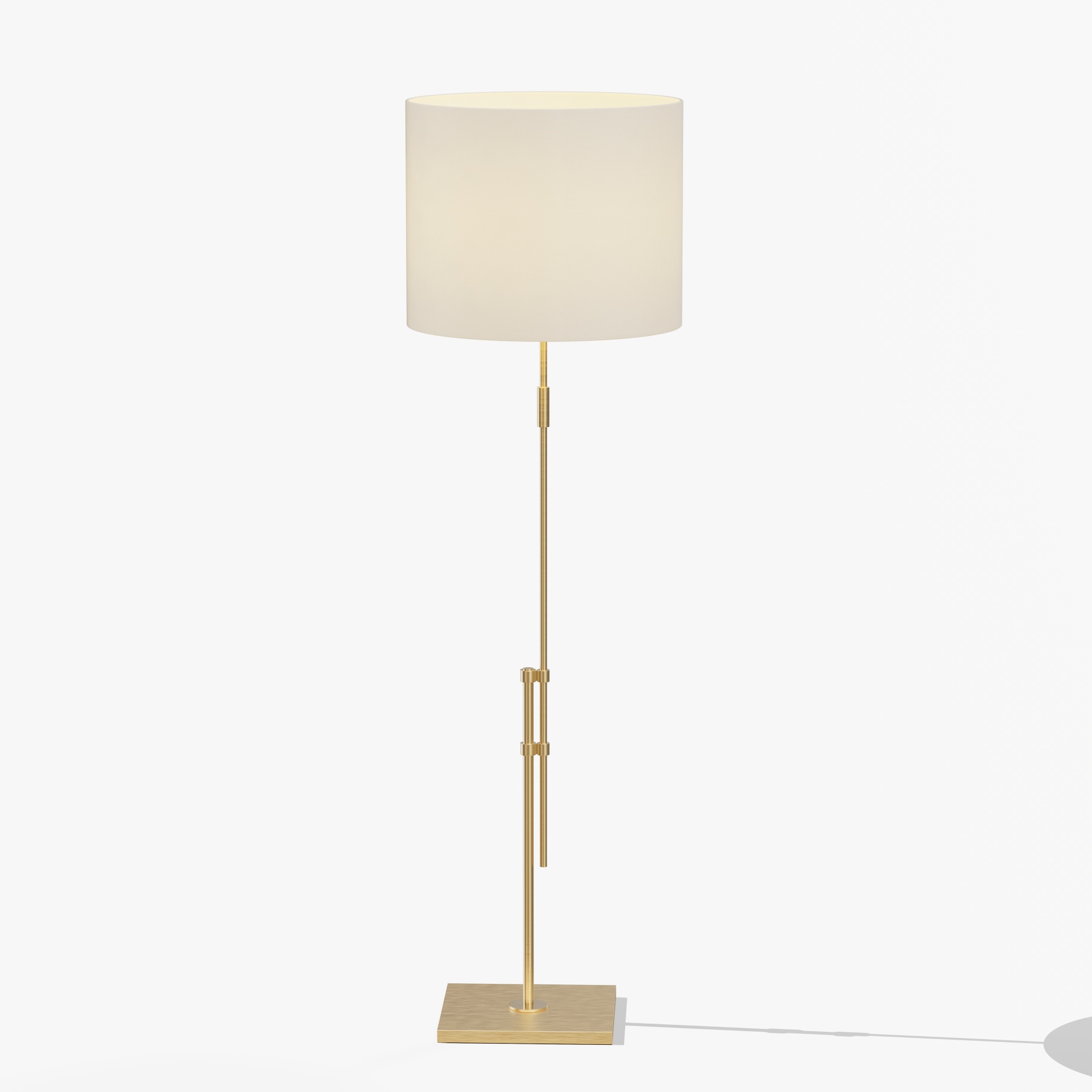 Brushed Nickel Hotel Floor Lamp