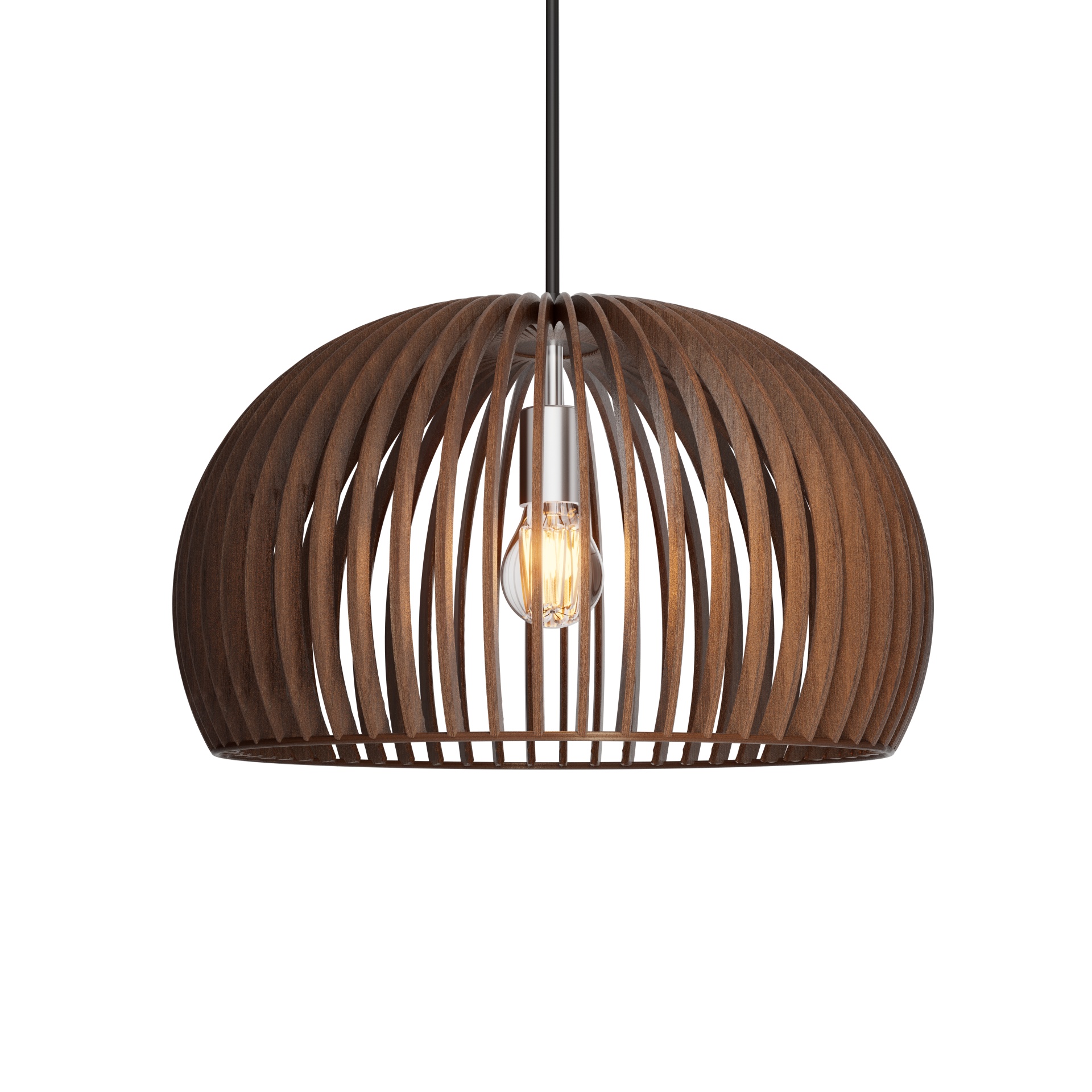 Bamboo Wood Pendant Light for Hospitality Projects
