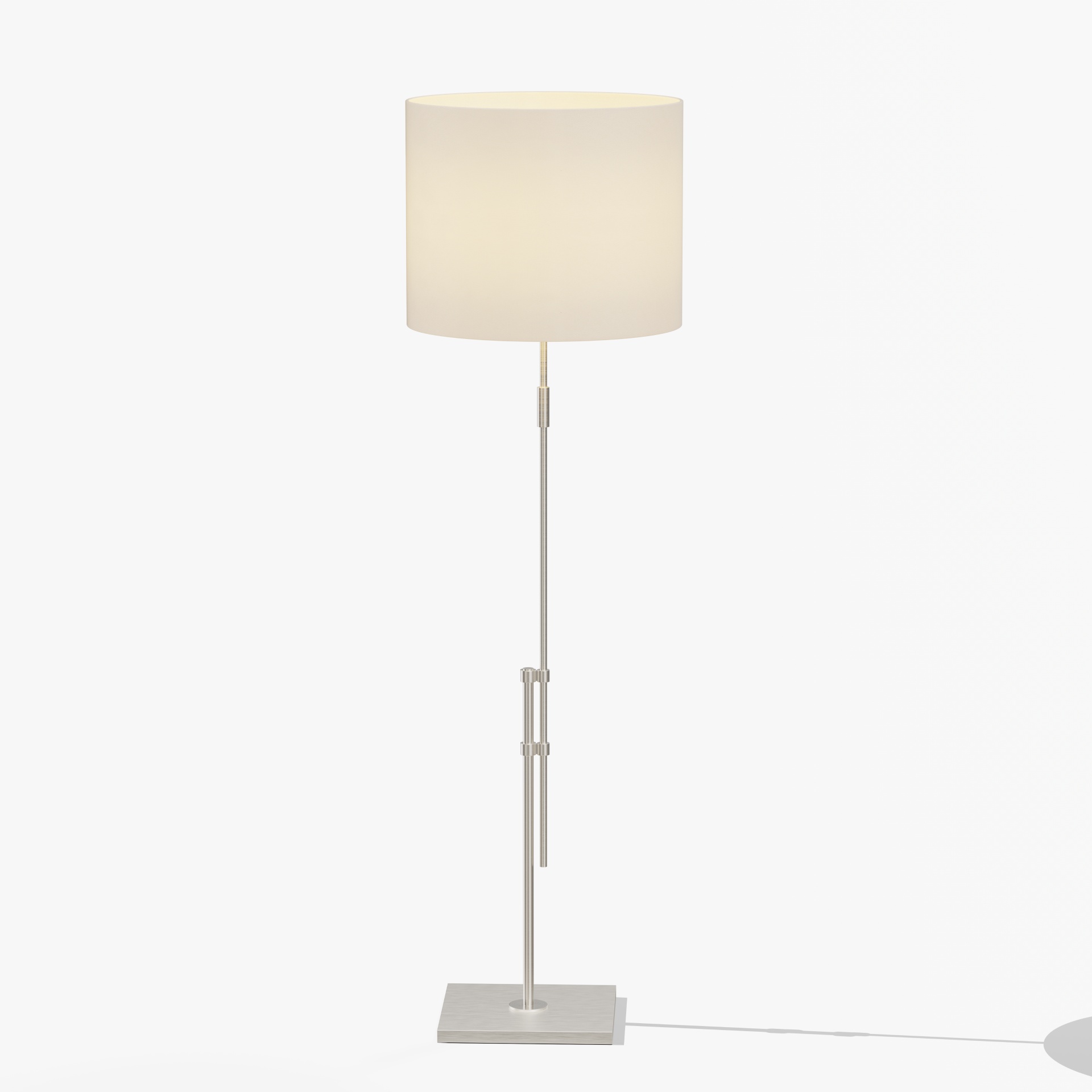 Brushed Nickel Hotel Floor Lamp