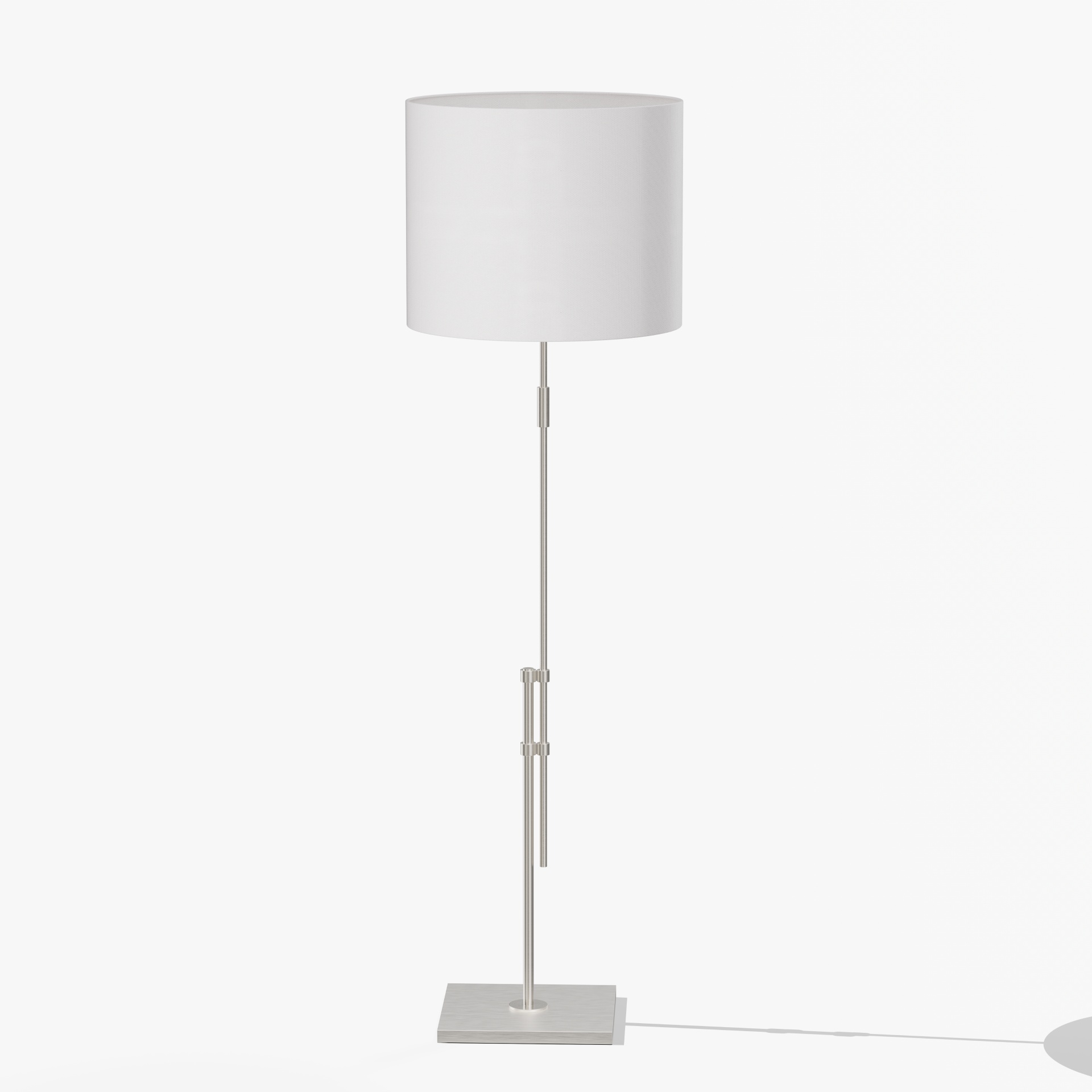Brushed Nickel Hotel Floor Lamp