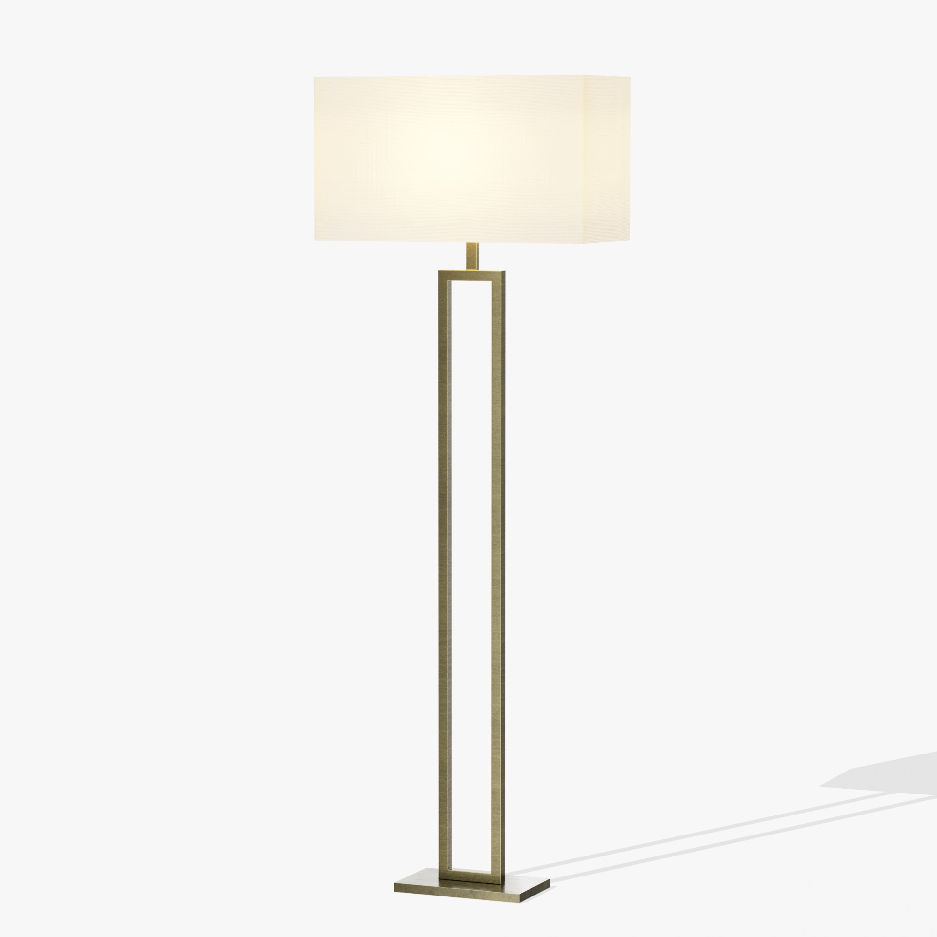 Modern Brass Hotel Floor Lamp