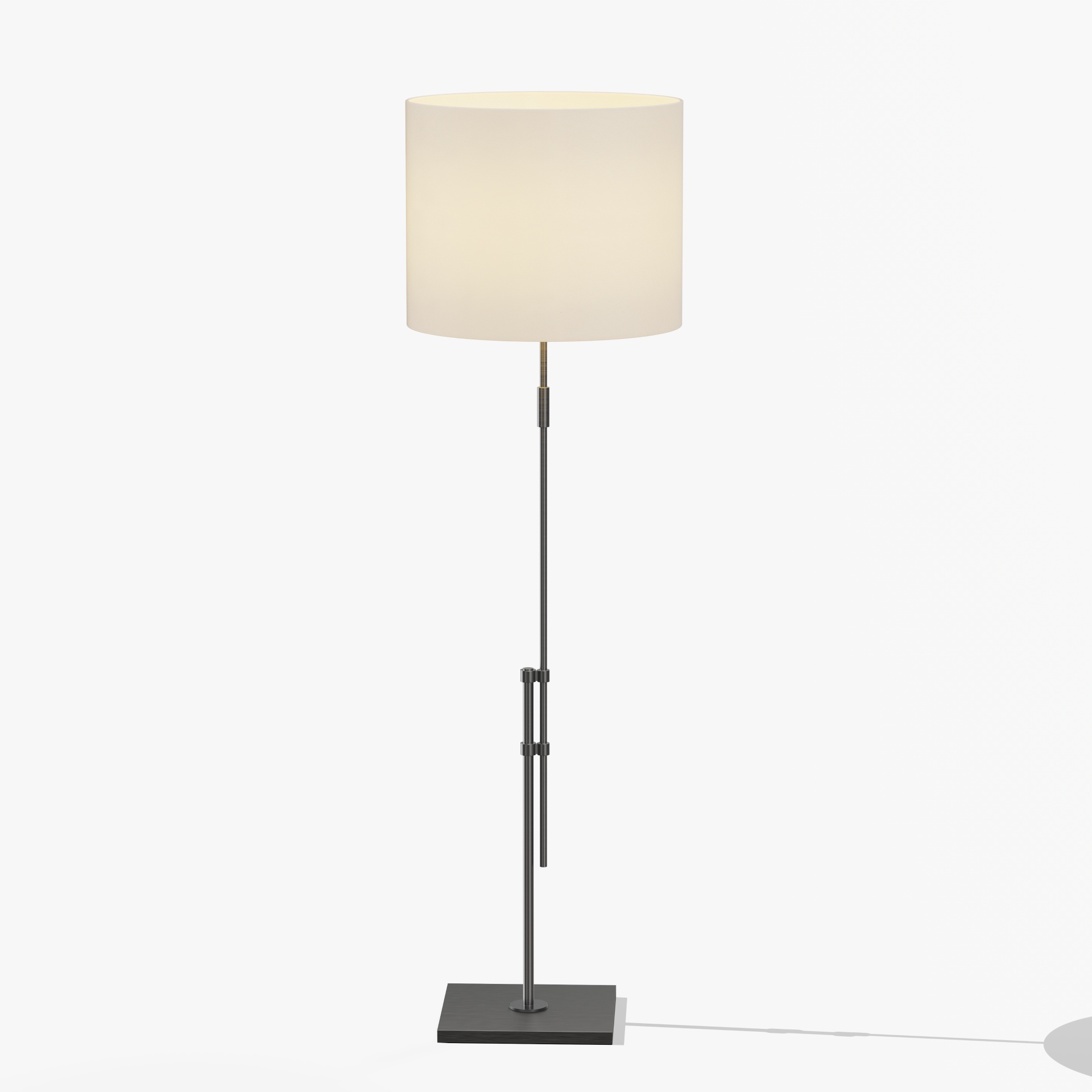 Brushed Nickel Hotel Floor Lamp