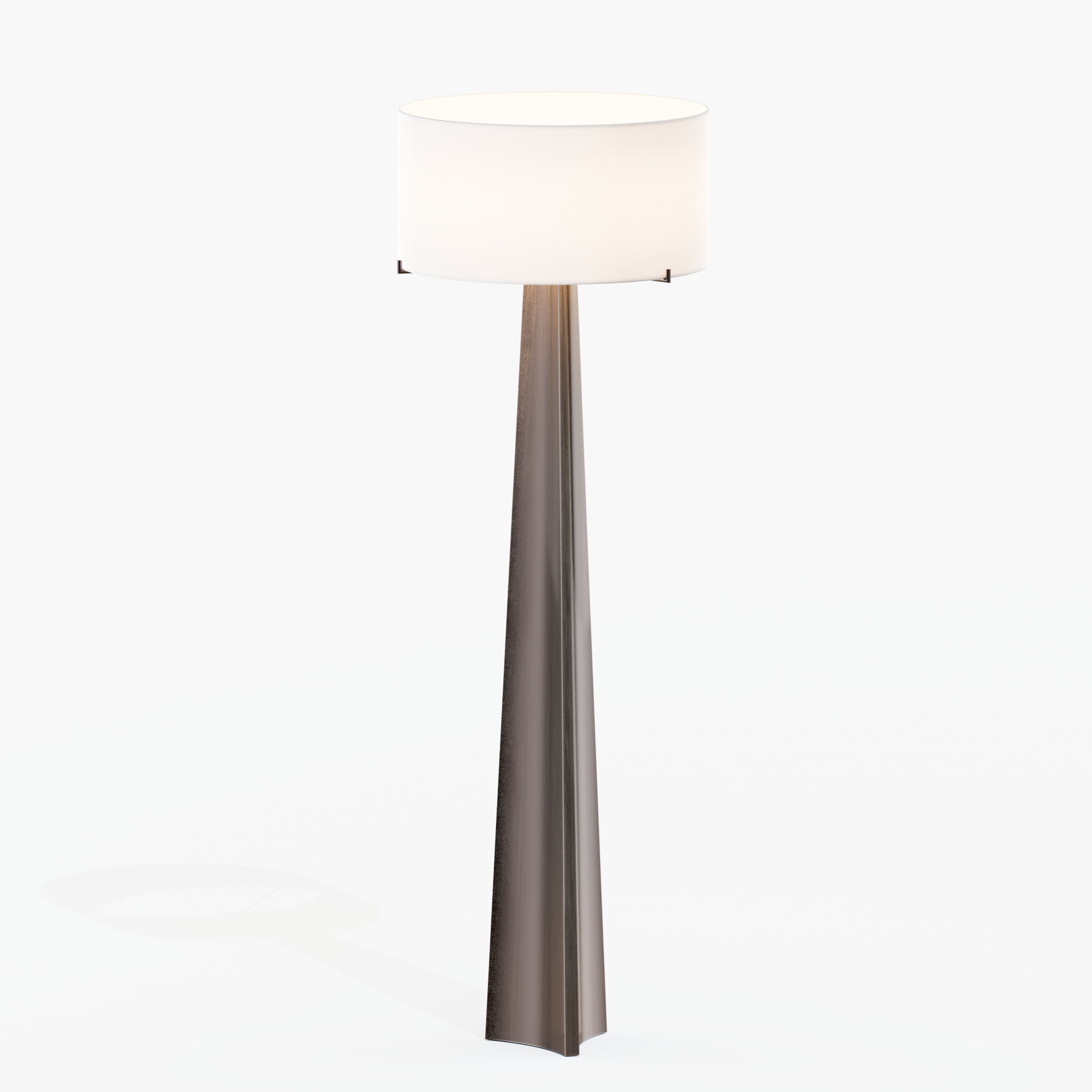 Isla 61" Triangular Brass Floor Lamp